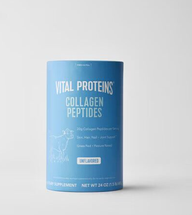 Vital Proteins®膠原蛋白健康産品的領導者紙罐包裝設計創意